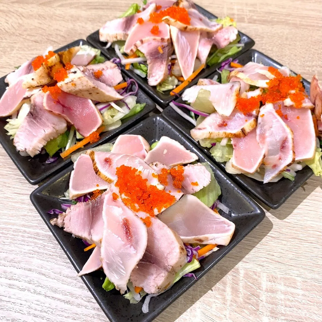 炙りメカジキのセビーチェサラダ🥗