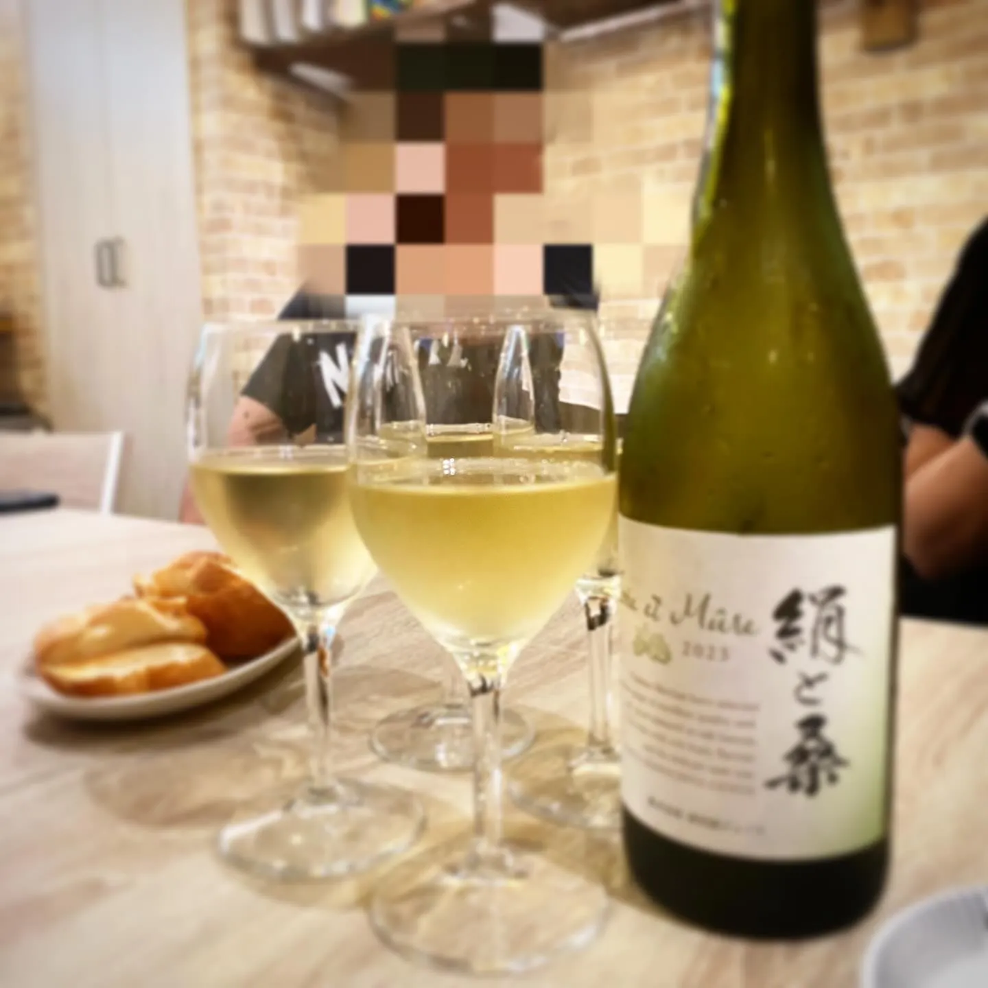 昨日は、息子の志望校見学会からのプライベートワイン会🍷