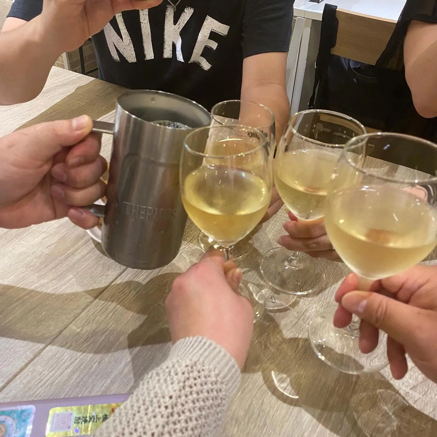 昨日は、息子の志望校見学会からのプライベートワイン会🍷