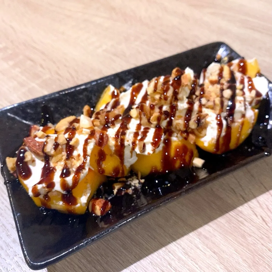 柿とクリームチーズ バルサミコソース