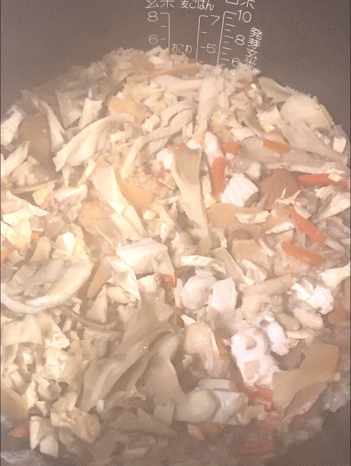 鶏肉と舞茸の釜飯🙌❤️