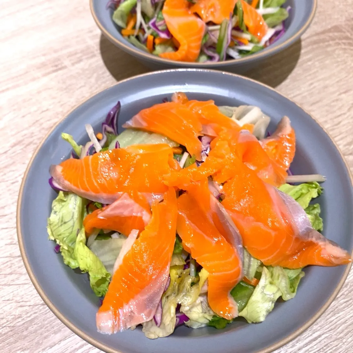手作りドレッシングが美味しい