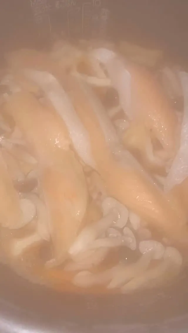 今日も今日とてサーモンハラスご飯炊きあがりました‼️