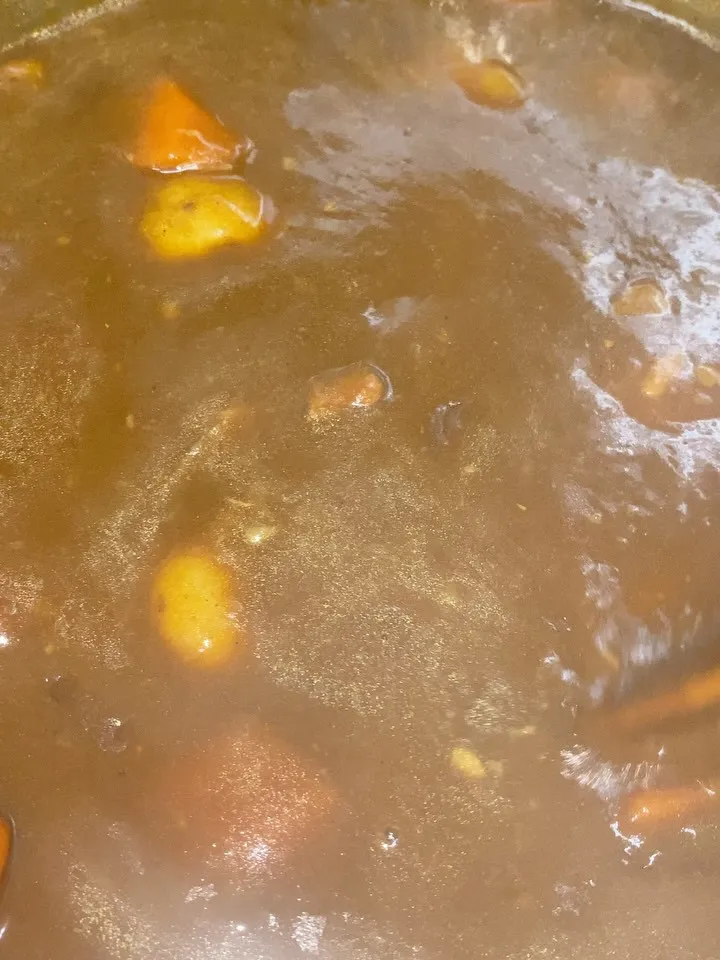 日本酒カレー完成🤗