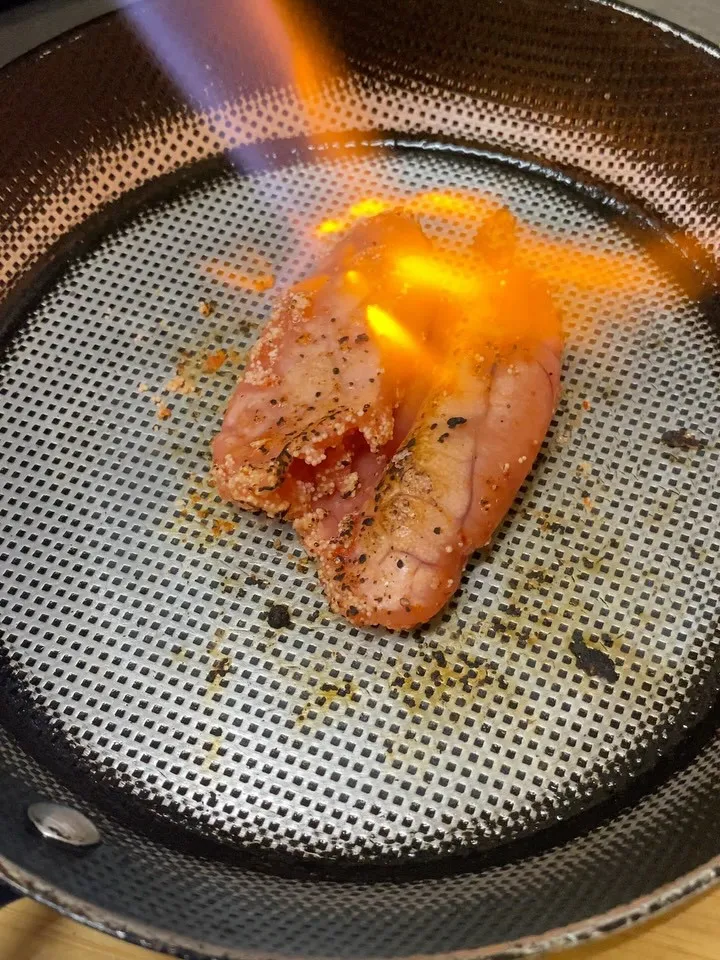 アテに炙り明太子✨